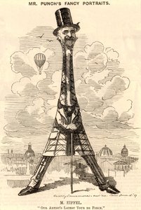 "(Alexandre) Gustave Eiffel (1832-1923) Engenheiro civil francês de Edward Linley Sambourne