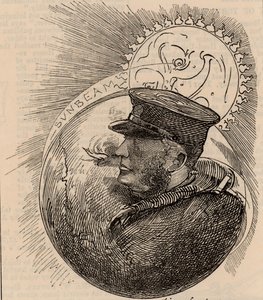 Desenho animado de Thomas Brassey de Edward Linley Sambourne