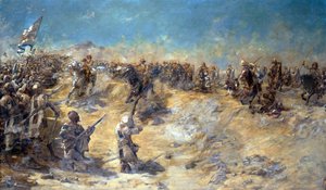Carga dos 21 Lancers na Batalha de Omdurman em 2 de setembro de 1898, 1899