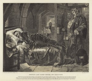 O último sono de Argyle antes de sua execução de Edward Matthew Ward