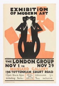 Cartaz, Exposição de Arte Moderna - O Grupo Londres