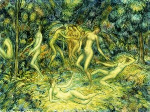 Ninfas dançando, 1918 de Edward Middleton Manigault