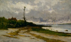 Paisagem perto de Newport, R.I., ca. 1877-1878. de Edward Mitchell Bannister