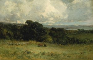 Pastagens Agradáveis, 1887. de Edward Mitchell Bannister