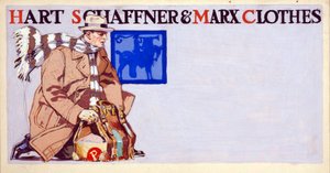 Anúncio para Hart, Schaffner & Marx Clothes, pub. 1900