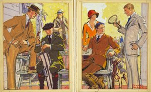 Anúncio para Hart, Schaffner & Marx Clothes, pub. 1900