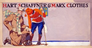 Anúncio para Hart, Schaffner & Marx Clothes, pub. 1900