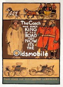 Anúncio para Oldsmbile, pub. 1910