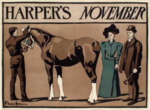 Dama e cavalheiro na exposição equestre, Harper
