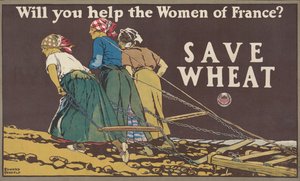 Você vai ajudar as mulheres da França, salvar o trigo de Edward Penfield