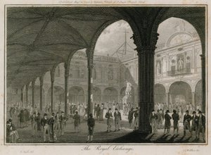 The Royal Exchange, Londres de Edward Pugh