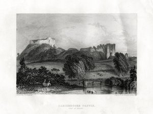 Castelo de Carisbrooke, Newport, Ilha de Wight, 1860