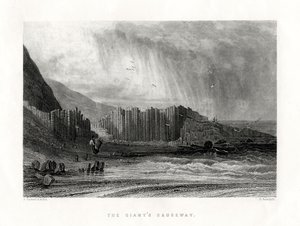 Calçada dos Gigantes, Condado de Antrim, Irlanda do Norte, 1884