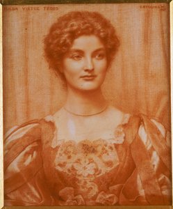 Retrato de Hilda Virtue Tebbs, 1897 de Edward Robert Hughes