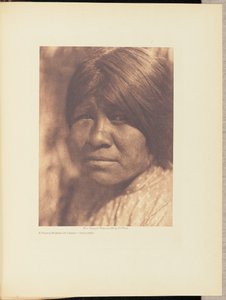 Uma jovem de Campo - Diegueño de Edward S. Curtis