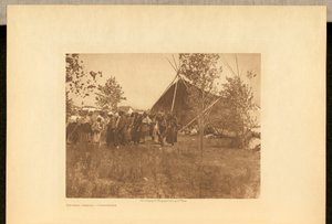 Dança dos Animais - Cheyenne de Edward S. Curtis