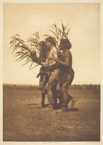 Cerimónia de medicina Arikara - os Patos de Edward S. Curtis