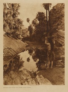 Antes da chegada do homem branco - Palm Canon de Edward S. Curtis
