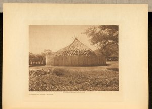 Casa Cerimonial - Wichita de Edward S. Curtis