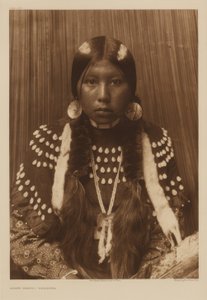 Vestido empoeirado - Kalispel de Edward S. Curtis