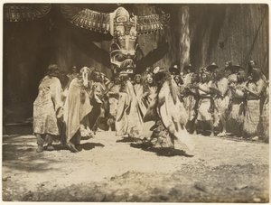 [Naida dança a Dança da vida e da morte] de Edward S. Curtis
