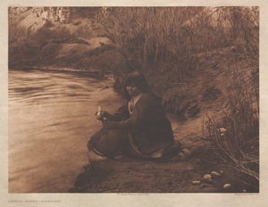 Portfolio II, Prato 75: Obter água - Havasupai de Edward S. Curtis