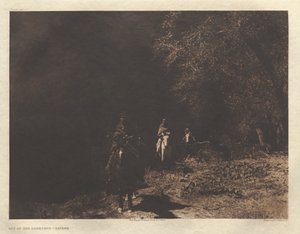 Portfólio I, Placa 37: Fora da escuridão - Navaho de Edward S. Curtis
