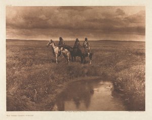 Portfólio VI, Placa 209: Os Três Chefes - Piegan de Edward S. Curtis