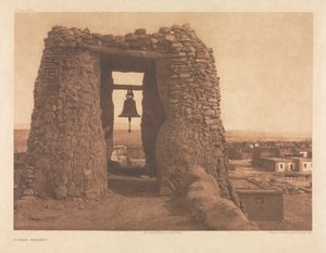 Portfolio XVI, Plate 564: Acoma Belfry de Edward S. Curtis