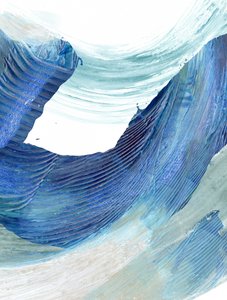 Ondas azuis ondulantes