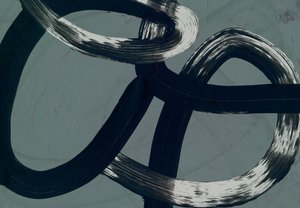 Traços abstratos fluidos