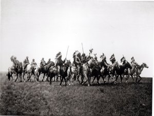 Partido de Guerra Brule de Edward Sheriff Curtis