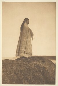 Garota Cowichan, 1912. de Edward Sheriff Curtis