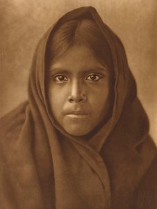 Qahatika Girl, c.1907 (fotogravura de grande formato) de Edward Sheriff Curtis