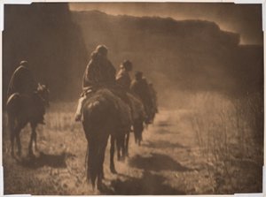 A raça em desaparecimento - navajos de Edward Sheriff Curtis