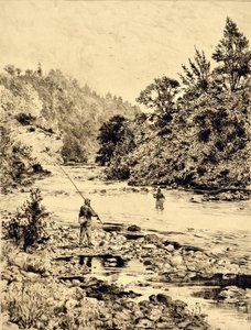 Os Tees: The Tees at Ovington, c.1880 (gravura)