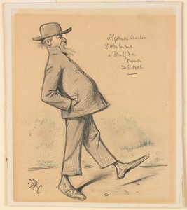Algernon Charles Swinburne em Wimbledon Common de Edward Tennyson Reed
