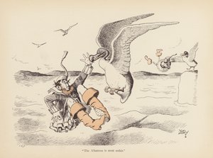 Rabos com torção: O Albatroz (cor litho) de Edward Tennyson Reed