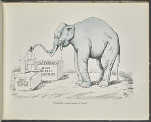 O elefante, de "Tails with a Twist", de Edwin Arnold de Edward Tennyson Reed