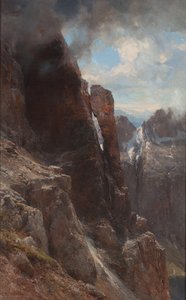 Paisagem das Dolomitas, entre 1874 e 1880.