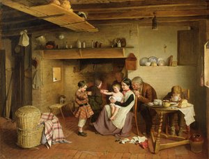 Uma cena de chalé, 1855