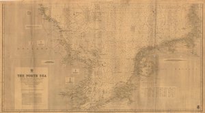 O Mar do Norte [Folha do Sul] a partir dos últimos levantamentos britânicos e estrangeiros de Edward Weller