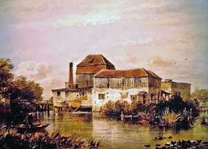 Beardwell, perto de Oxford (petróleo) de Edward William Cooke