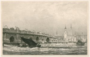 Ponte de Londres de Edward William Cooke