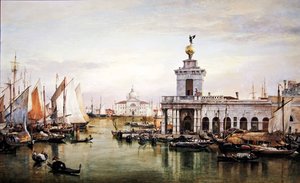 Veneza (óleo sobre tela) de Edward William Cooke