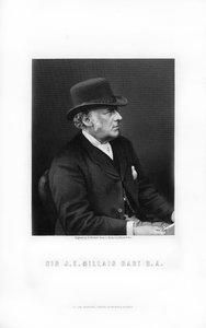 Sir John Everett Millais, pintor pré-rafaelita, 1899.