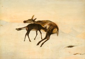 Um Tiro Aleatório (óleo a bordo) de Edwin (after) Landseer