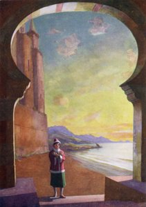 Ao pôr do sol, ele entrou no palácio de Edwin Arthur Norbury