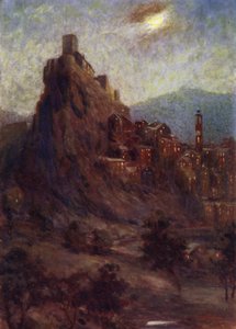 Na Córsega: Corte, a cidadela (cor litho)