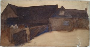 Um curral de Edwin Austin Abbey